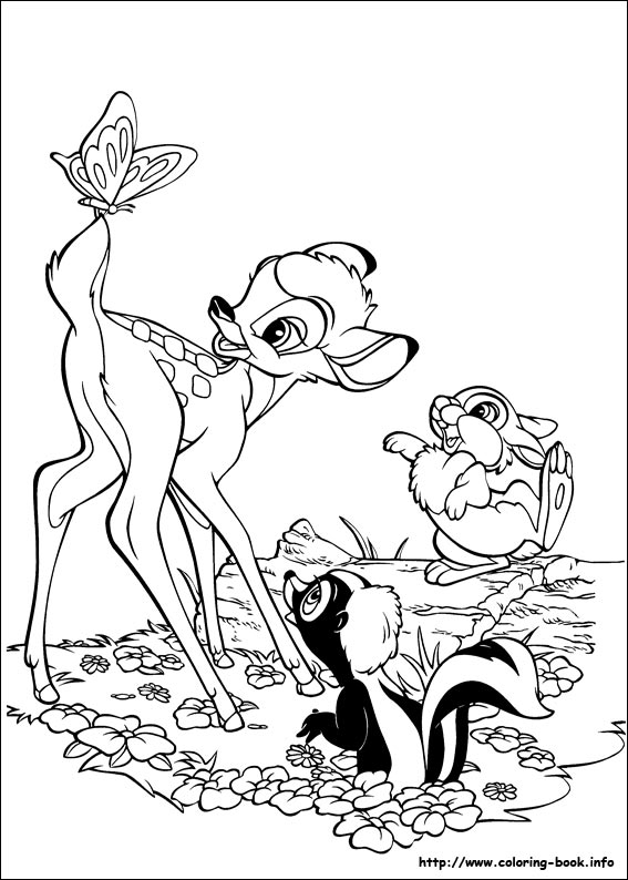 Bambi 2 coloring picture